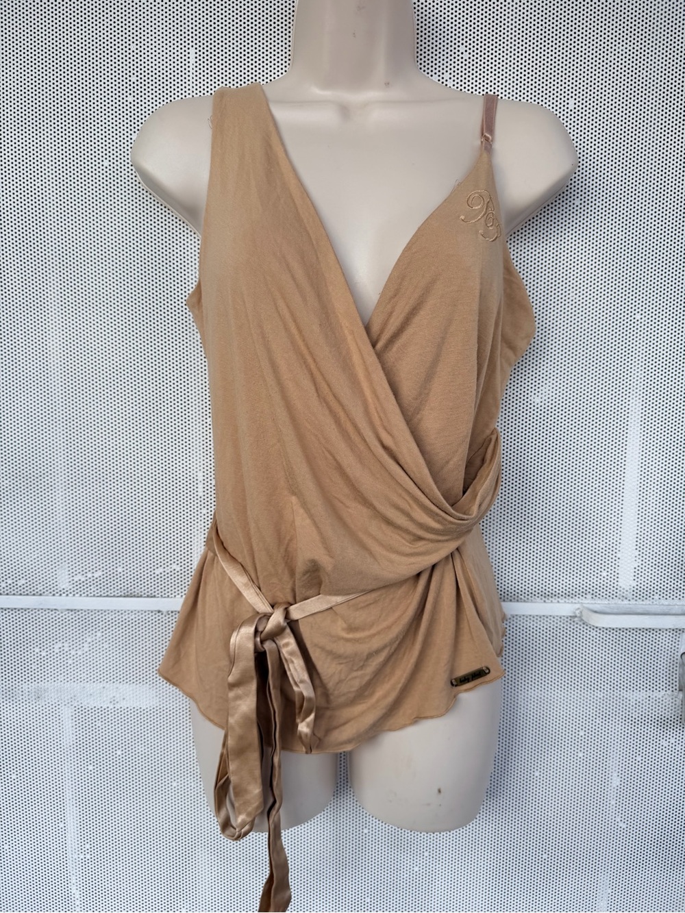 Baby Phat Tan Wrap-Style Camisole with Side Tie